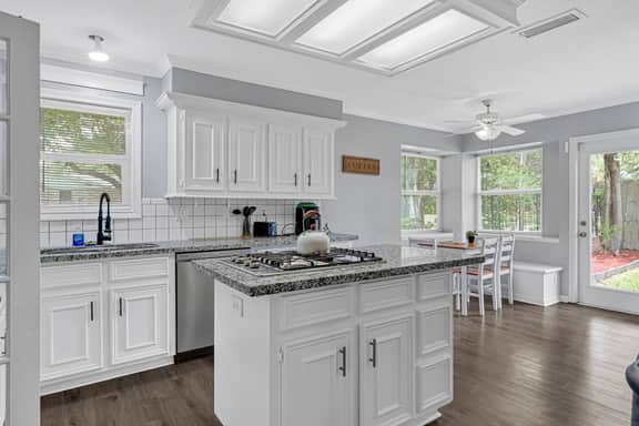Home for summer with pool, pool table, outdoor kitchen,patio and balcony